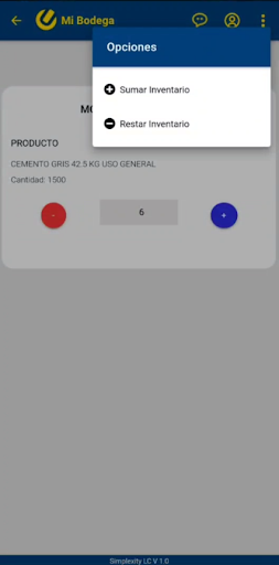 Android application Ultracem Colaborativa screenshort