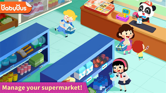 Baby Panda's Town: Supermarket