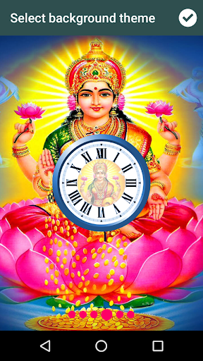 Laxmi Ji Clock Live Wallpaper Screen 3