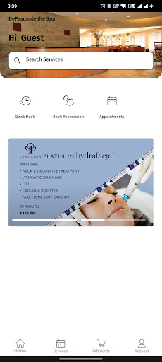 DePasquale The Spa. Screenshot 1 - AppWisp.com