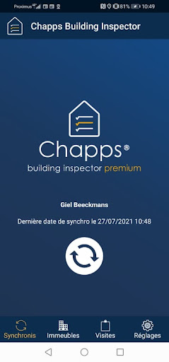 Aperçu de l'application