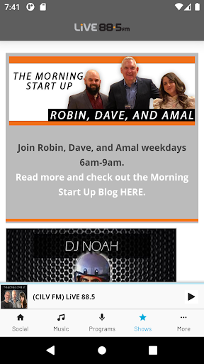 LIVE 88.5 FM Screen 3