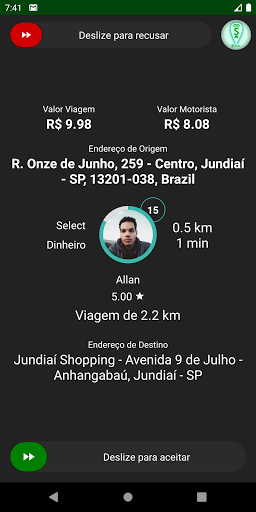 Android application Shalom Driver - Motorista screenshort