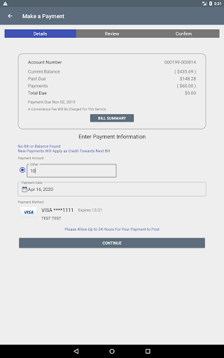 Sweetwater Utilities Board Screen 3