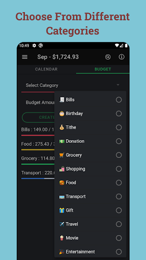 Expense Guardian Screen 3