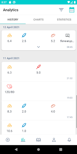 Beetis - Diabetes Diary Screen 3