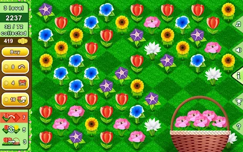 ブーケ - パズルゲームで花のブーケを集める