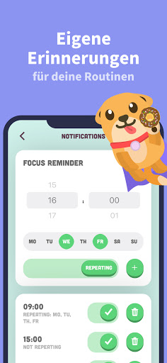 Focus Dog Produktivität Timer