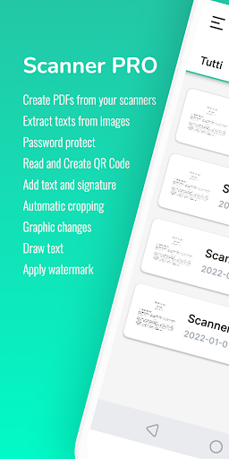 Android application Scanner PRO - PDF & QR Code screenshort