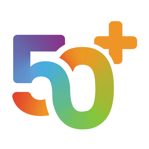 Plezierig50+ logo