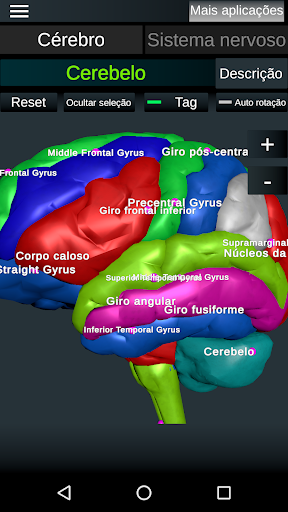 Visualização do aplicativo