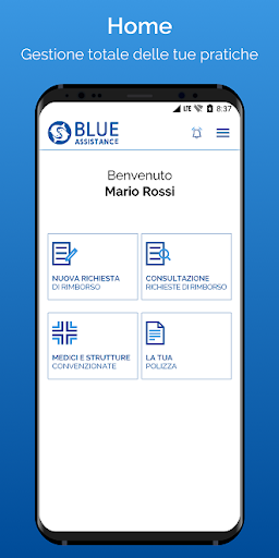 Blue Assistance Screen 2