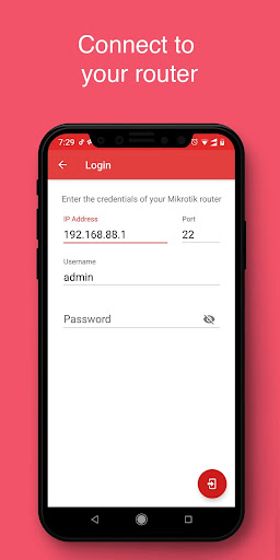 Android application MikroTicket - sell your WiFi screenshort