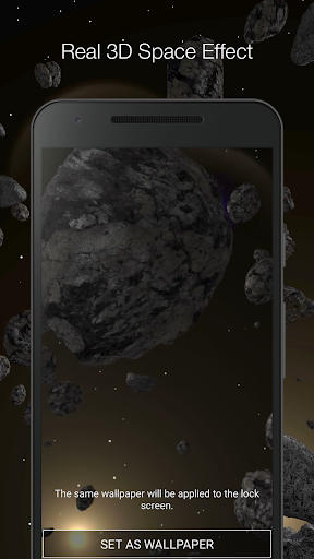 3d Space Live Wallpaper Screen 2