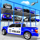 Multi Level Police Car Parking icon