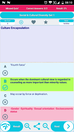 NCE Counseling Exam Review Screen 2