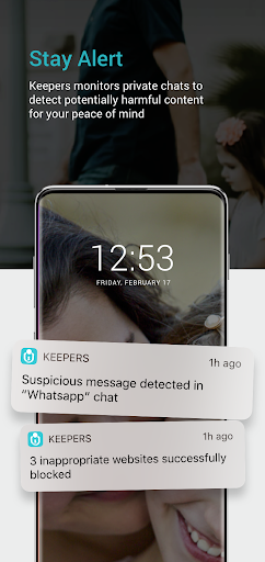 Keepers - Parental Control & Location Tracker App  screenshots 1