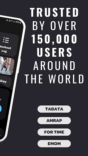 TimerWOD - interval Timer Screen 2