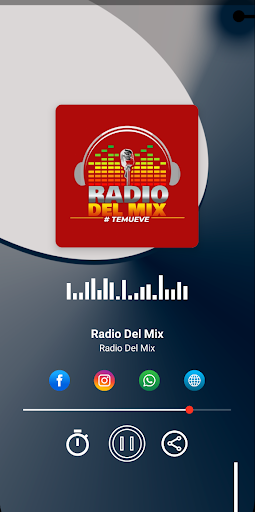 Android application RADIO DEL MIX screenshort