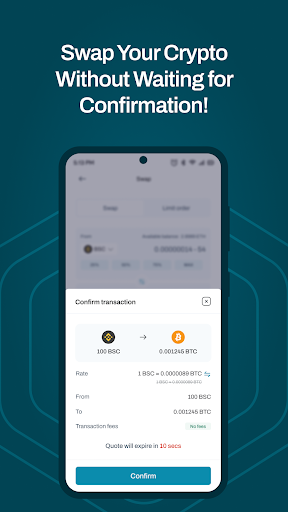 Obiex - Swap, Buy & Sell BTC Screen 2