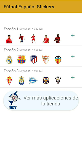 Stickers de Fútbol Español