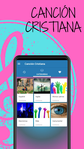 Android application Canción Cristiana screenshort