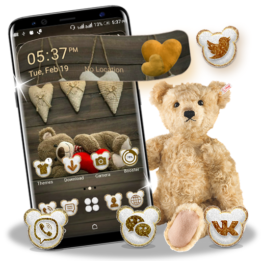 Teddy Bear Launcher Theme  Icon