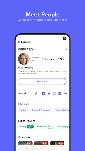 Android application Buzzable screenshort