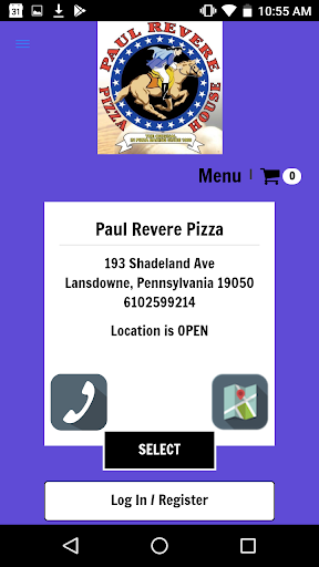 Paul Revere Pizza Screen 2