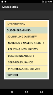 At Ease Anxiety & Worry Relief Screenshot