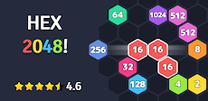 2048ヘキサゴン - Hexagon 2048のおすすめ画像1