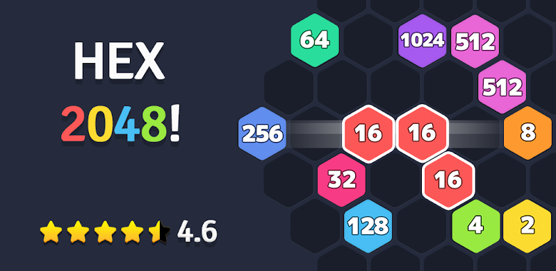 2048 Hexagon - 2048 Number Merge