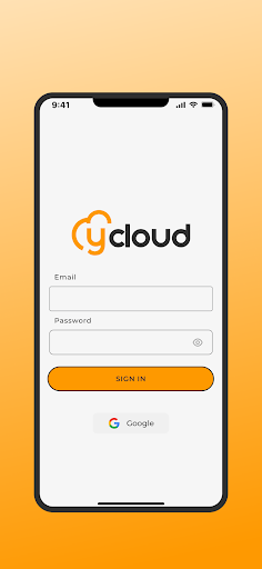 Android application yCloud screenshort