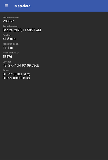 SoVi Sonar Viewer Screen 2