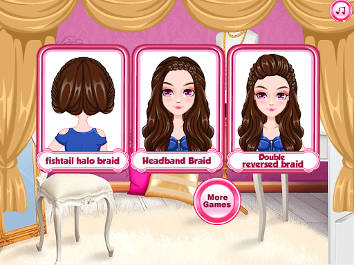 Braid Hair Salon - Girls Games Screen 2