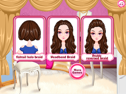 Braid Hair Salon - Girls Games