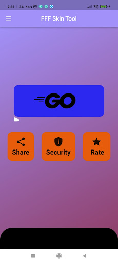 Android application FFF FF Skin - Emote Tool screenshort