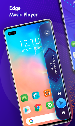Android application Edge Music Player screenshort