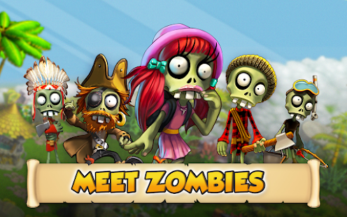 Zombie Castaways Captura de pantalla