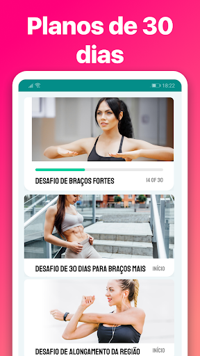 Visualização do aplicativo