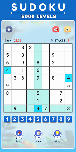 Android application Sudoku - Classic Sudoku Puzzle screenshort