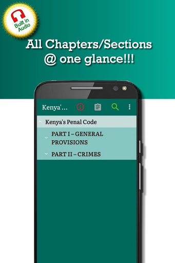 Android application Kenya's Penal Code screenshort
