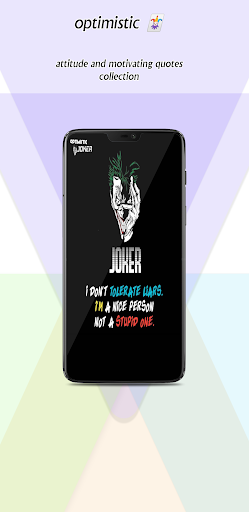 Android application Optimistic Joker Quotes screenshort