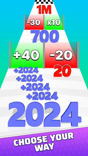 Number Run Race: Add & Grow Screenshot