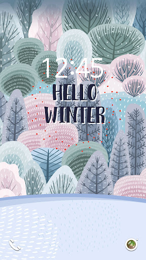 Android application Wallpaper-Pure Winter Forest screenshort