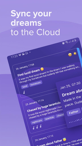 Android application Lucid - Dream Journal screenshort