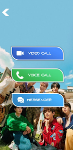 Captura de Pantalla 2 fake call video suga bts game android