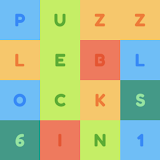 Puzzle Blocks - 6 in 1 - Number Merge Game icon