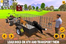 screenshot of Pet Dog ATV Cargo Transport 3D