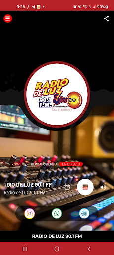 Android application Radio De Luz Stereo screenshort